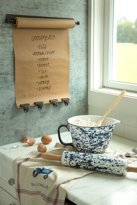 Country Living Splatterware Collection with Scroll