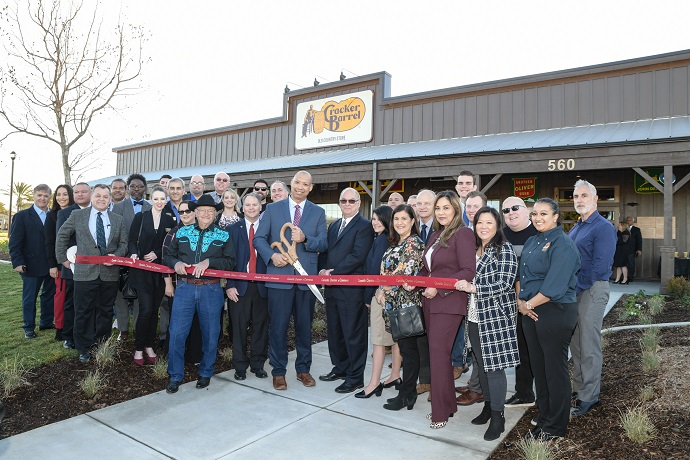 Cracker Barrel ribbon cutting in Camarillo, CA