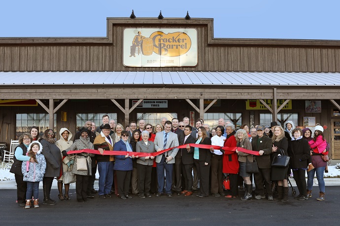 Cracker Barrel ribbon cutting in Winston-Salem, NC